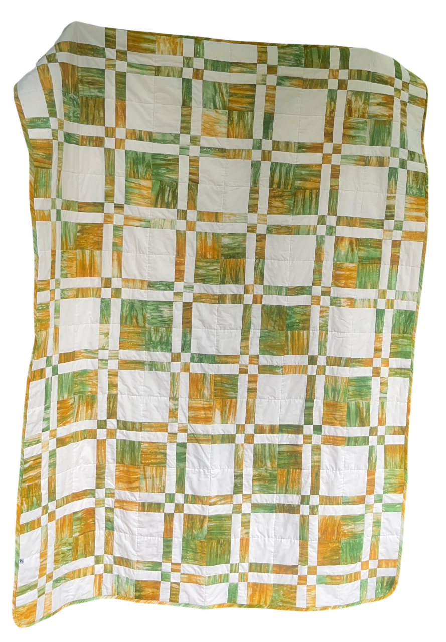 Disappearing Four 1 - throw quilt