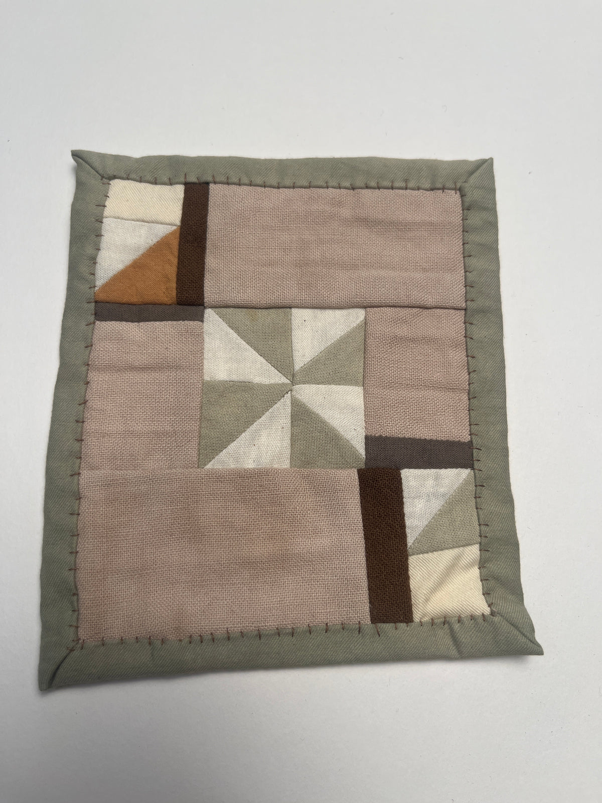 natural dyes - micro quilt