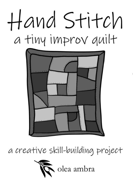 ZINE Improv tiny quilt