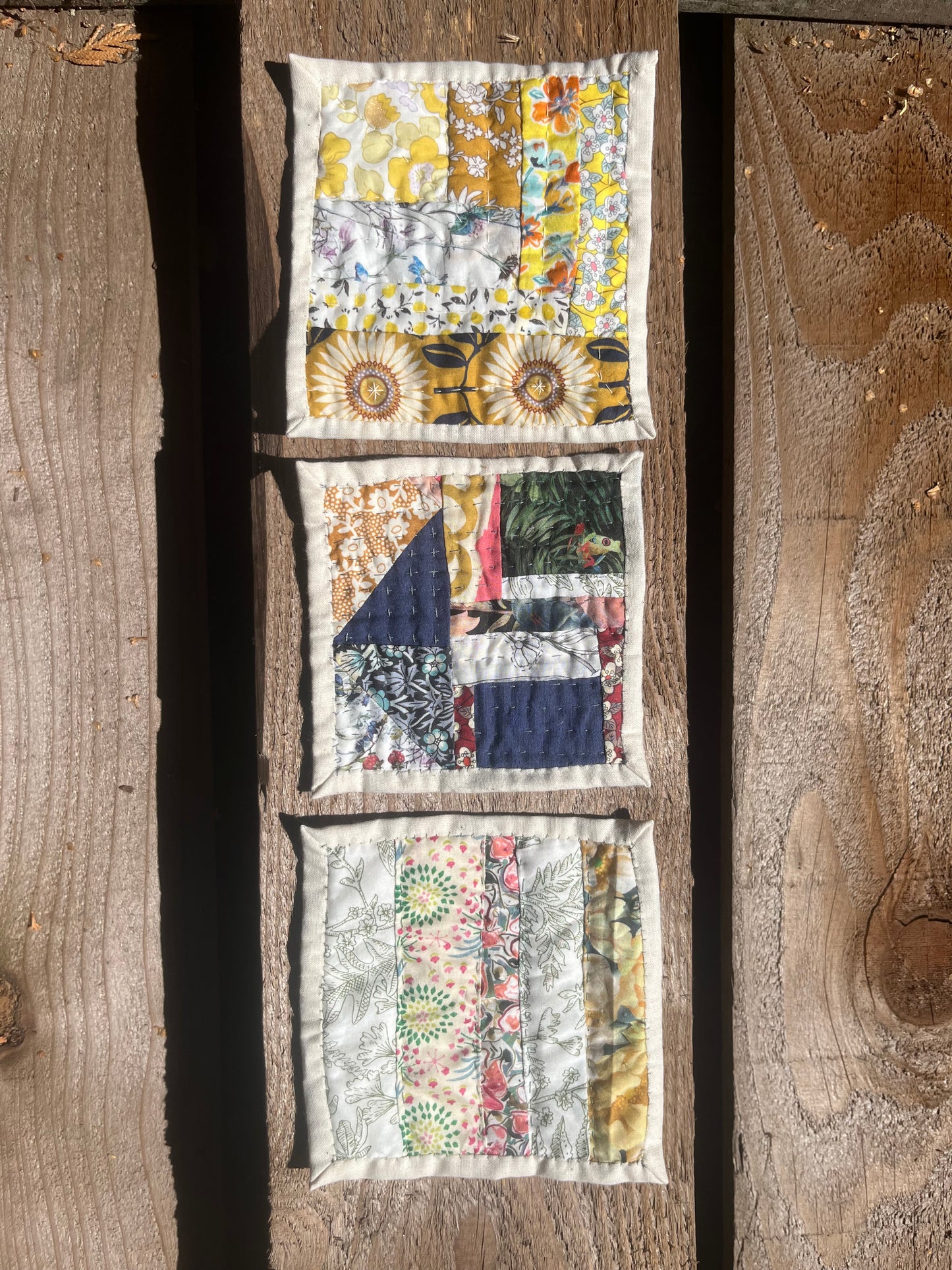 ZINE Improv tiny quilt
