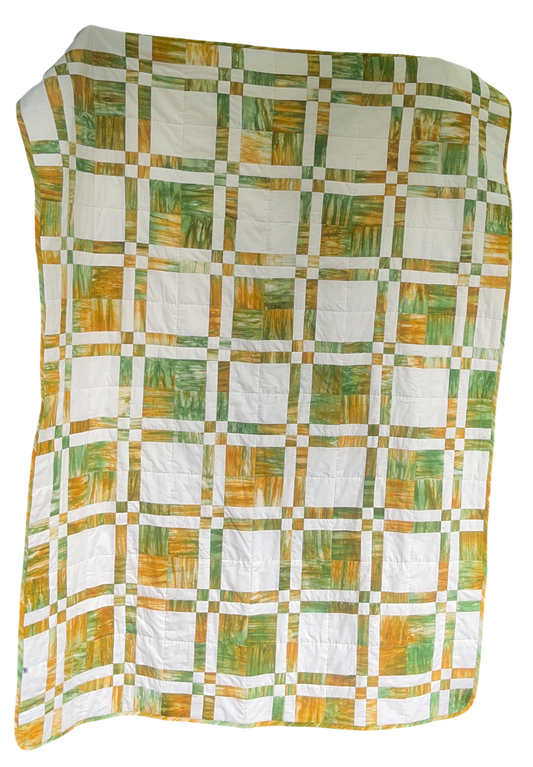 Disappearing Four 1 - throw quilt